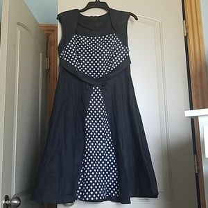 Polka Dot Vintage Style Cocktail